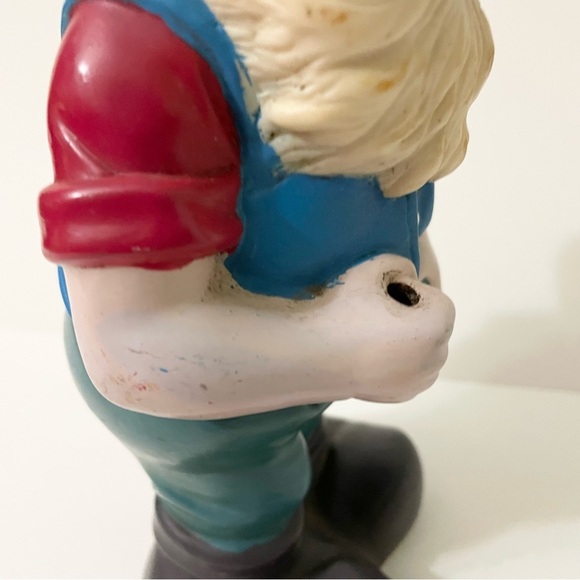 Vintage 1992 Gnome Artline Garden Statue 10” Plastic Hard Decor - Picture 14 of 16